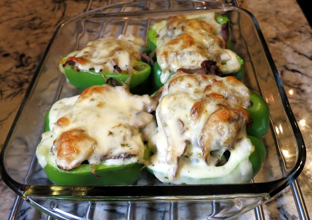 Philly Cheesesteak Stuffed Peppers